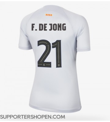 Barcelona Frenkie de Jong #21 Tredje Matchtröja Dam 2022-23 Kortärmad
